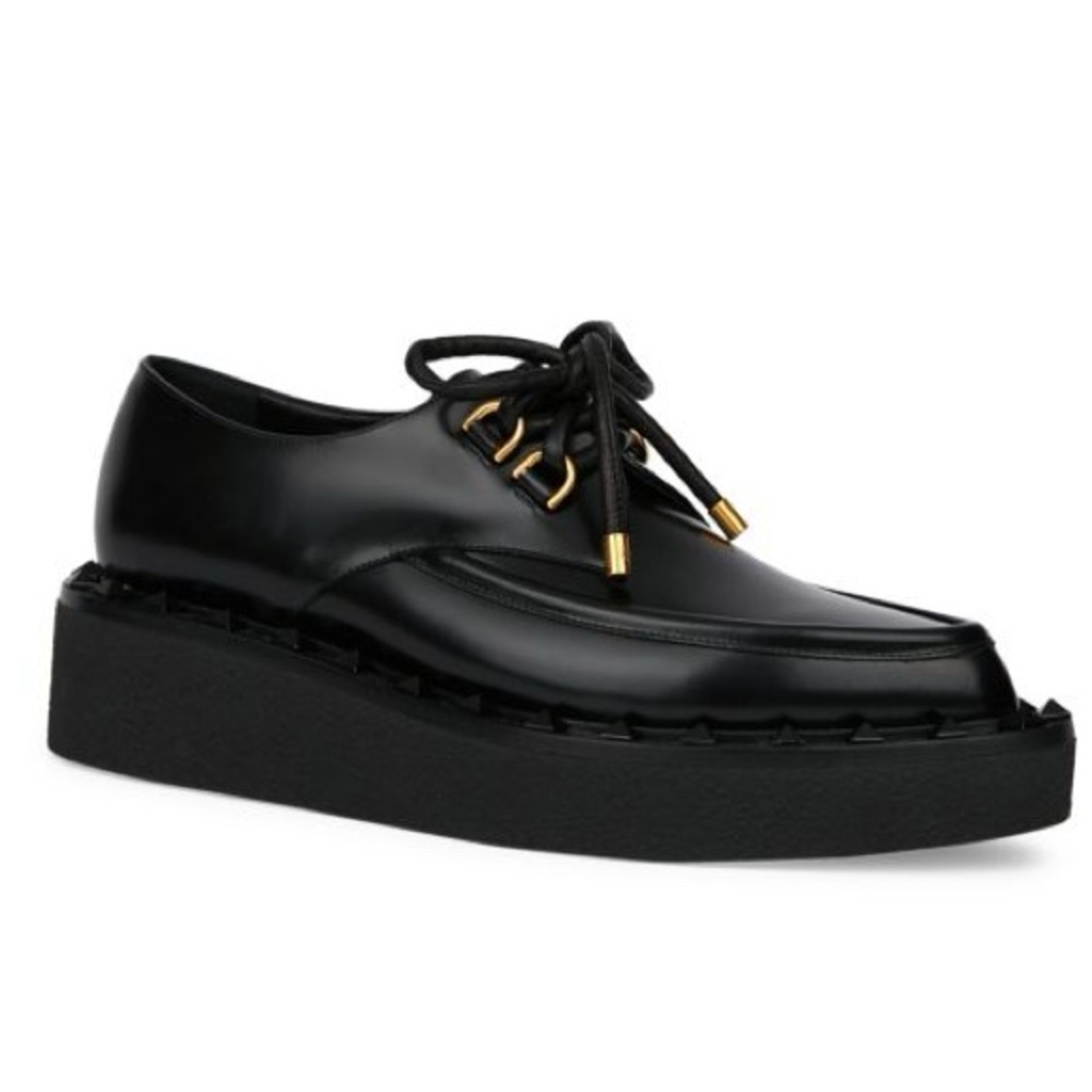 Valentino Black Studded Platform Loafers (Authentic!)